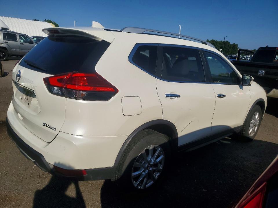 2017 Nissan Rogue VIN JN8AT2MV5HW255902 COPART salvage auction — MINOR DENT/SCRATCHES, Ct - Certificate Of Title, sold $1,450 on 2026-07-24 (photo 3)
