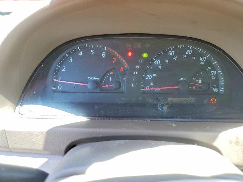 2004 Toyota Camry VIN JTDBE30K140254187 COPART salvage auction — FRONT END, FL - CERT OF TITLE SLVG REBUILDABLE, sold $475 on 2026-07-20 (photo 9)