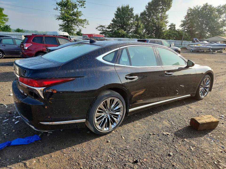 2018 Lexus Ls VIN JTHC51FF3J5003073 COPART salvage auction — WATER/FLOOD, Nj - Cert Of Title-Salvage Flood, sold $300 on 2026-07-29 (photo 3)