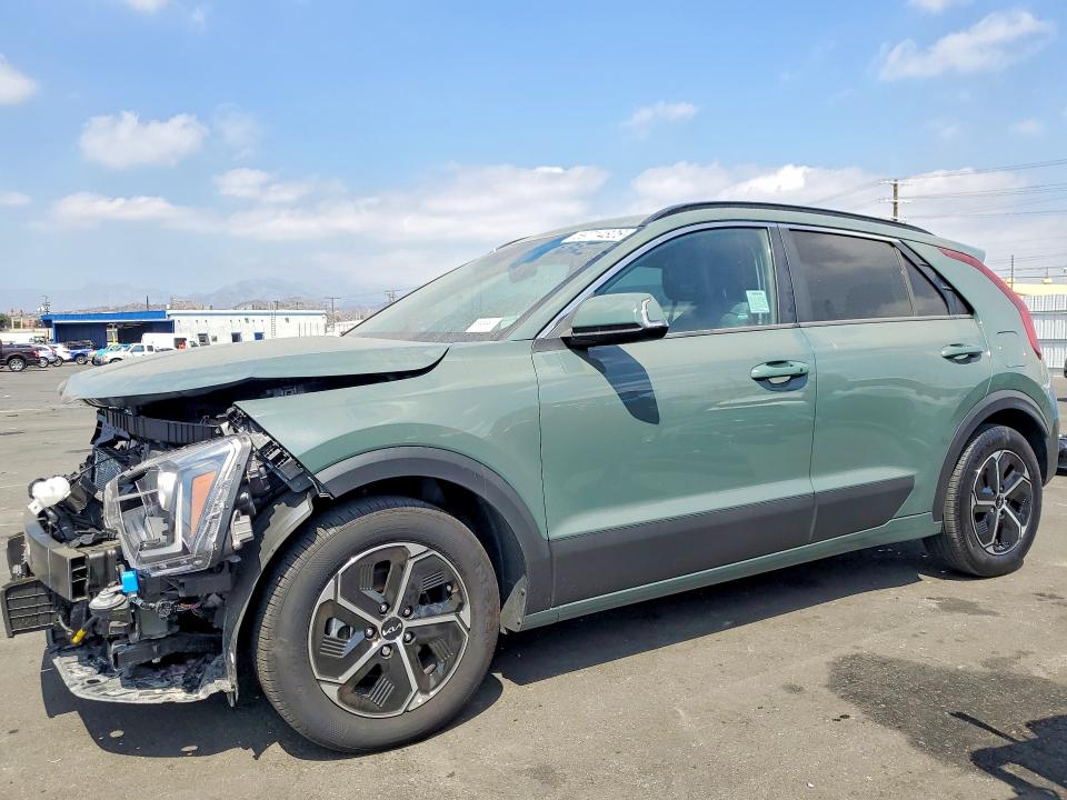 2025 Kia Niro VIN KNDCR3LE2S5304481 COPART salvage auction — FRONT END, CA - SALVAGE CERTIFICATE, sold $7,000 on 2026-07-22 (photo 1)