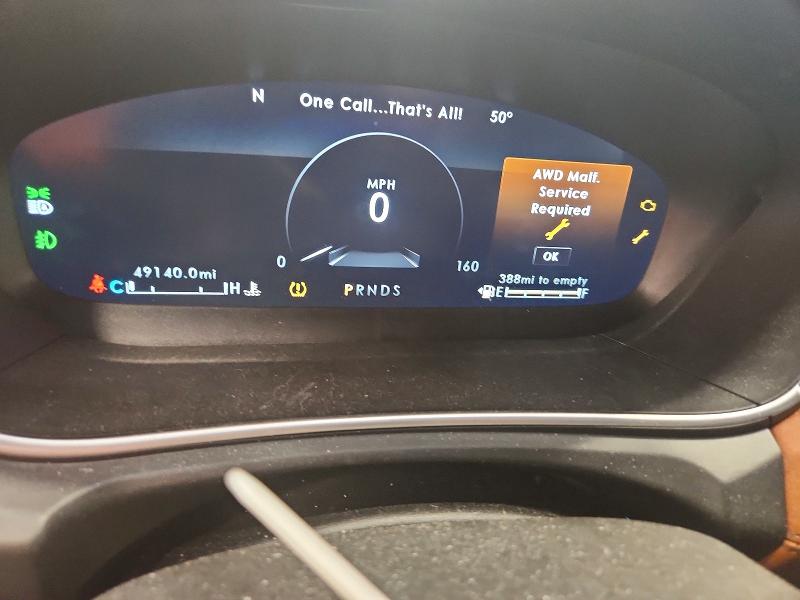 2019 Lincoln Nautilus VIN 2LMPJ9JP8KBL53177 COPART salvage auction — FRONT END, Wi - Certificate Of Title, sold $7,000 on 2026-07-24 (photo 9)