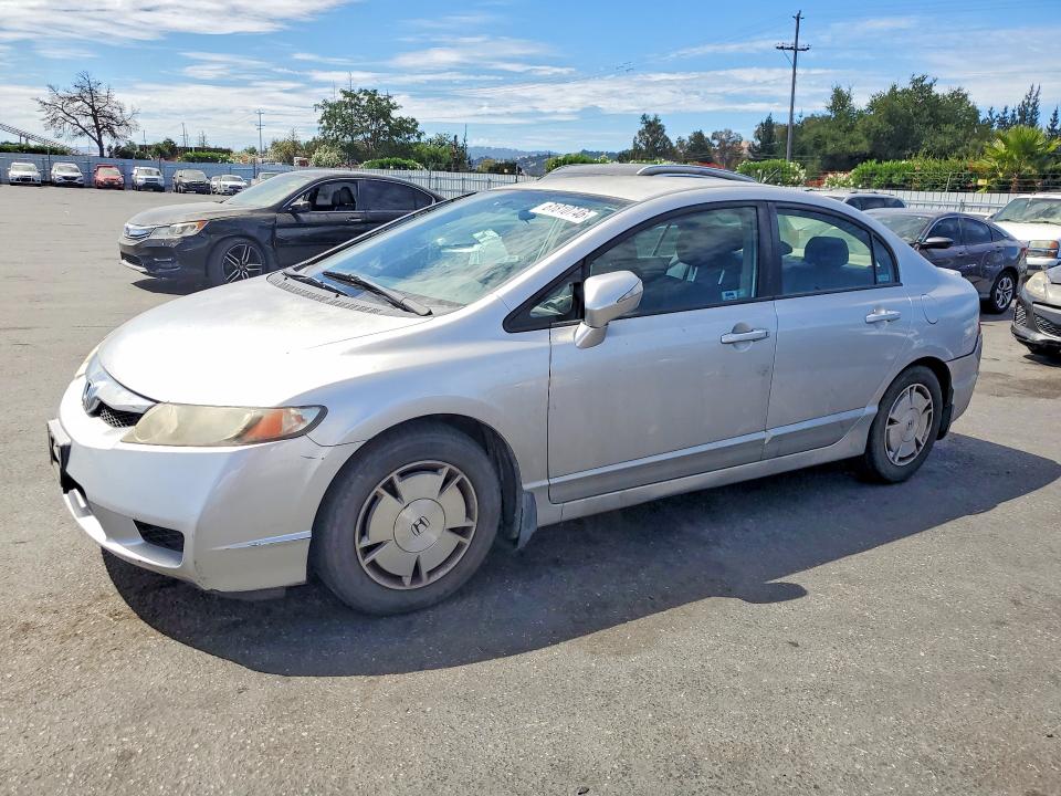 2009 Honda Civic hybrid VIN JHMFA362X9S006440 COPART salvage auction — FRONT END, CA - DIS/DLR/EXP ONLY CLEAN TITLE, sold $1,100 on 2026-07-23 (photo 1)