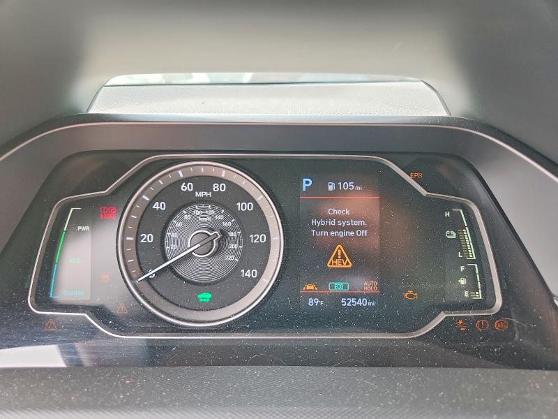 2022 Hyundai Ioniq VIN KMHC65LC0NU275152 COPART salvage auction — ROOF, Pa - Certificate Of Salvage, sold $1,400 on 2026-07-23 (photo 9)