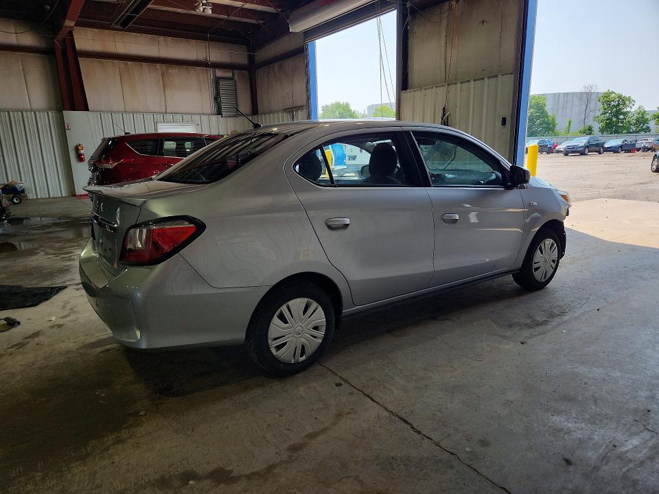2024 Mitsubishi Mirage VIN ML32FUFJ7RHF19260 COPART salvage auction — FRONT END, NY - CERTIFICATE OF TITLE (P), sold $6,400 on 2026-07-08 (photo 3)