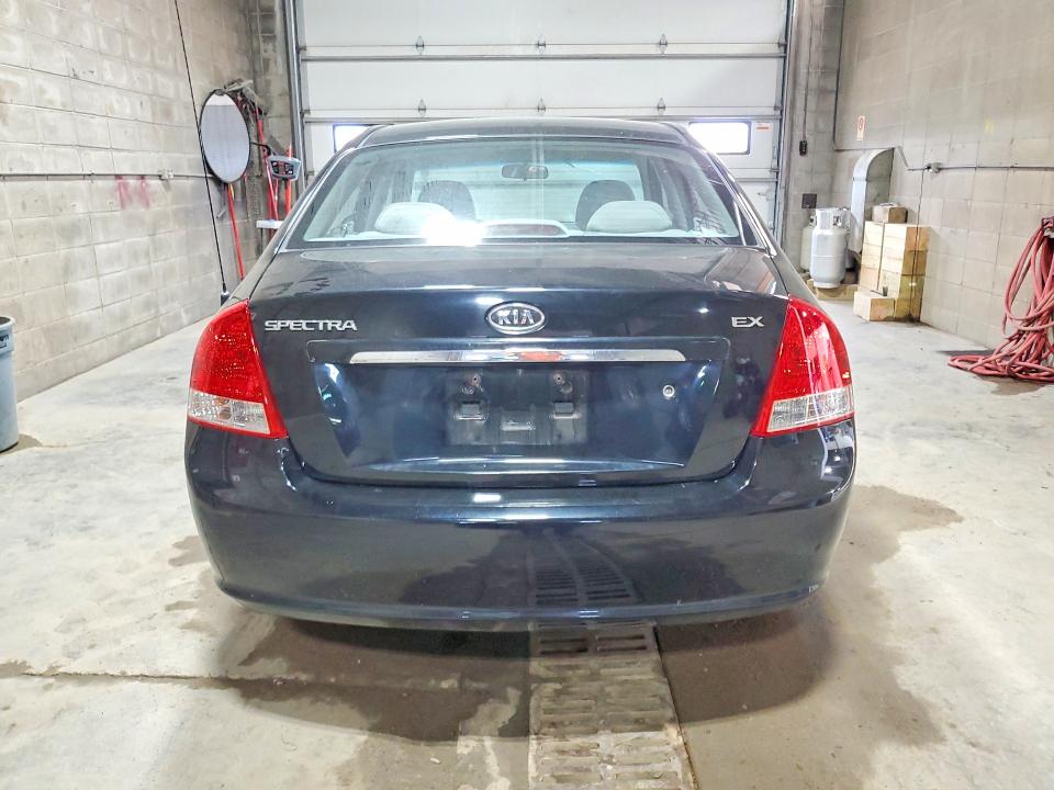 2008 Kia Spectra VIN KNAFE121285565062 COPART salvage auction — HAIL, MN - CERTIFICATE OF TITLE, sold $400 on 2026-07-07 (photo 6)