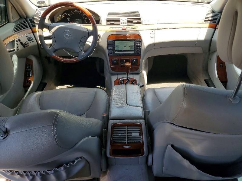 2004 Mercedes-benz S class VIN WDBNG70J14A412803 COPART salvage auction — FRONT END, Ca - Salvage Certificate, sold $375 on 2026-07-27 (photo 8)