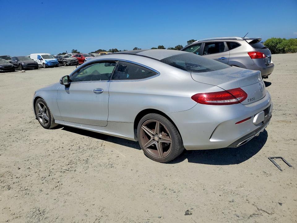 2017 Mercedes-benz C-klasse VIN WDDWJ4JB3HF362935 COPART salvage auction — FRONT END, Ca - Dis/Dlr/Exp Only Clean Title (P), sold $2,750 on 2026-07-30 (photo 2)