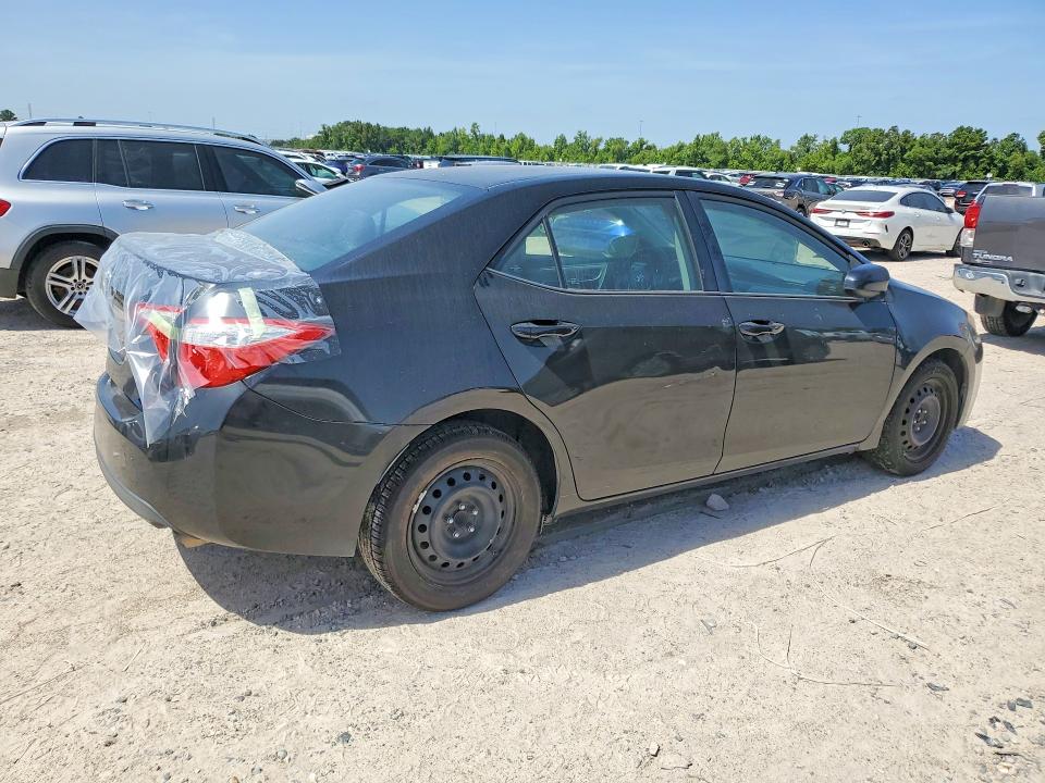 2016 Toyota Corolla VIN 5YFBURHE4GP483431 COPART salvage auction — REAR END, Tx - Salvage Vehicle Title, sold $275 on 2026-07-24 (photo 3)