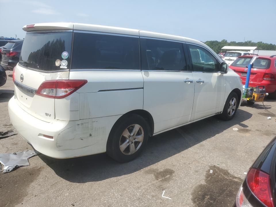 2014 Nissan Quest VIN JN8AE2KP1E9100837 COPART salvage auction — FRONT END, Ga - Certificate Of Title, sold $575 on 2026-07-31 (photo 3)
