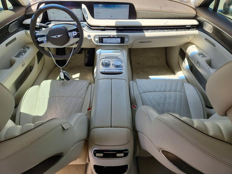 2023 Genesis G90 VIN KMTFC4SD1PU030265 COPART salvage auction — UNDERCARRIAGE, Salvage Title, sold $25,000 on 2026-07-23 (photo 8)