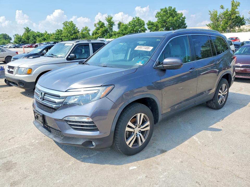 2016 Honda Pilot VIN 5FNYF6H59GB121402 — COPART salvage auction photo