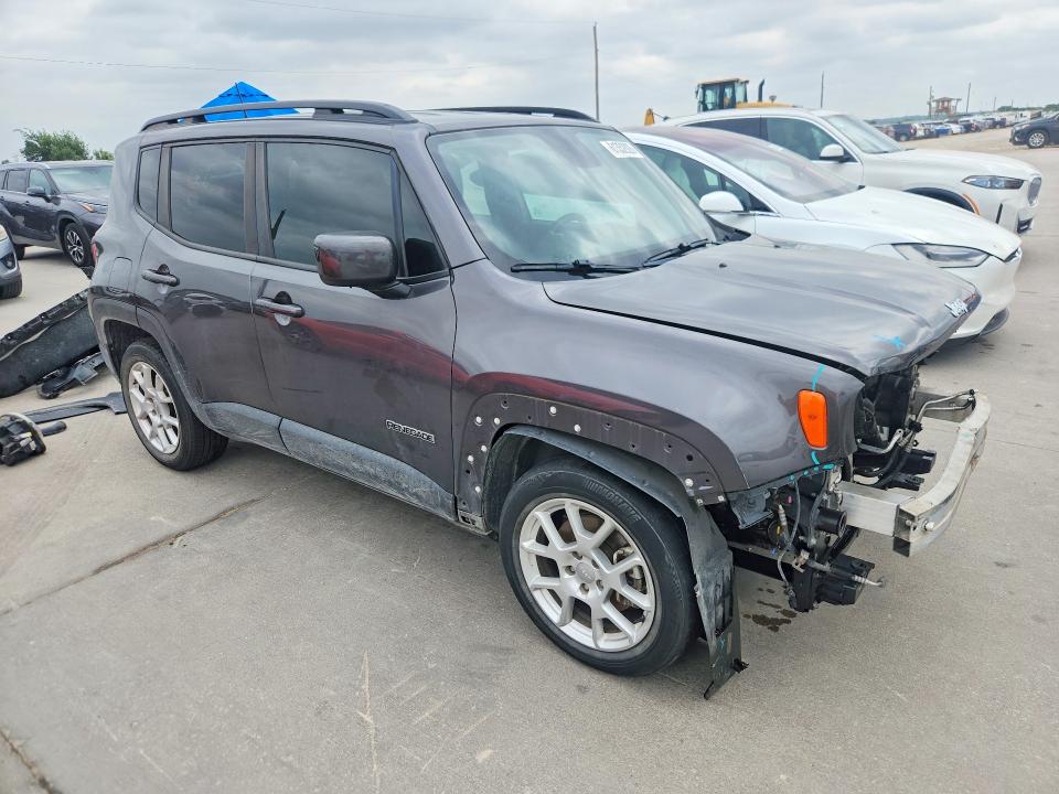 2020 Jeep Renegade VIN ZACNJABB5LPL09207 COPART salvage auction — FRONT END, Tx - Salvage Vehicle Title, sold $1,250 on 2026-08-10 (photo 4)