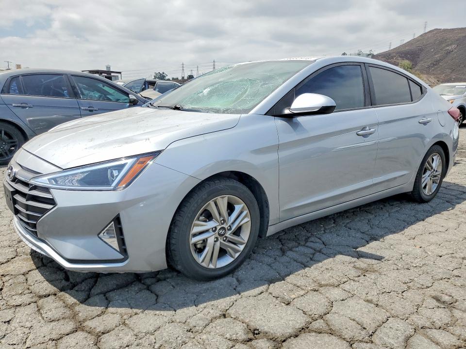 2020 Hyundai Elantra VIN KMHD84LFXLU936590 COPART salvage auction — FRONT END, Ca - Salvage Certificate, sold $3,050 on 2026-07-13 (photo 1)