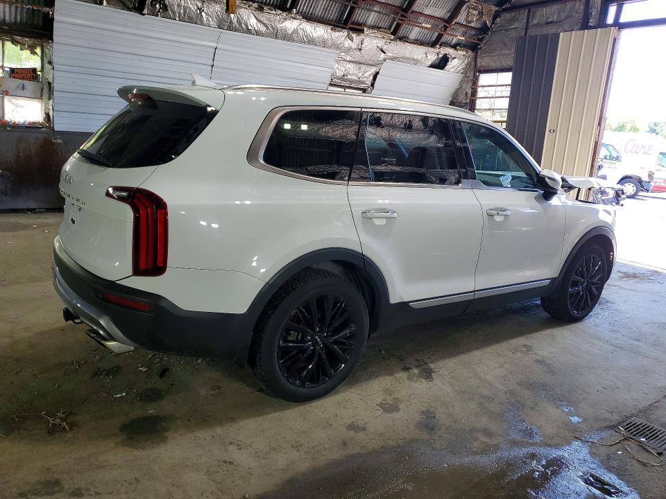 2022 Kia Telluride VIN 5XYP5DHC6NG257381 COPART salvage auction — FRONT END, NY - MV-907A SALVAGE CERTIFICATE, sold $6,600 on 2026-07-22 (photo 3)