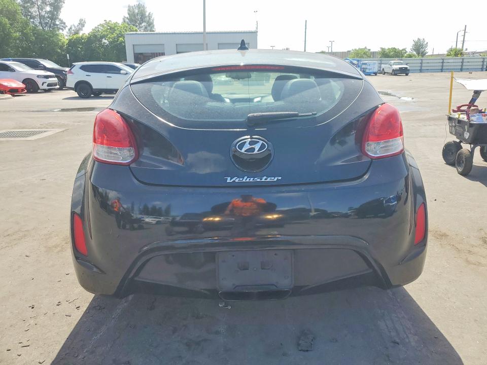 2013 Hyundai Veloster VIN KMHTC6AD1DU102930 COPART salvage auction — FRONT END, FL - CERTIFICATE OF TITLE, sold $1,000 on 2026-07-27 (photo 6)