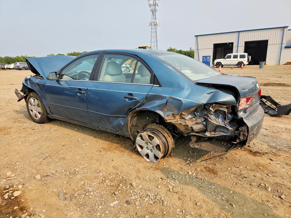2007 Hyundai Sonata VIN 5NPET46C97H224340 COPART salvage auction — FRONT END, NJ - CERT OF TITLE-SALVAGE (P), sold $225 on 2026-07-27 (photo 2)