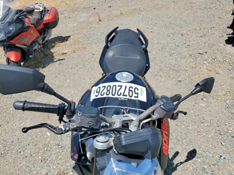 2016 Aprilia Shiver VIN ZD4RAC014GS001542 COPART salvage auction — FRONT END, Tx - Cert Of Title-Rebuilt Salvage, sold $1,300 on 2026-07-28 (photo 5)