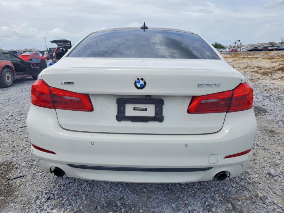 2020 BMW 5er VIN WBAJR7C06LCD09165 COPART salvage auction — MECHANICAL, Fl - Certificate Of Title, sold $8,100 on 2026-07-24 (photo 6)