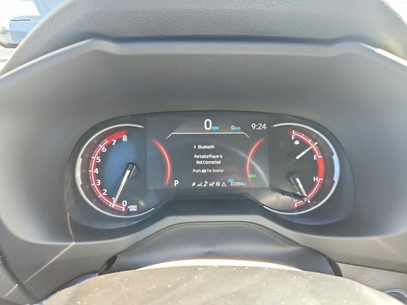 2025 Toyota Rav4 VIN 2T3W1RFV4SC315902 COPART salvage auction — FRONT END, SC - CERTIFICATE OF TITLE (P), sold $18,900 on 2026-08-10 (photo 9)