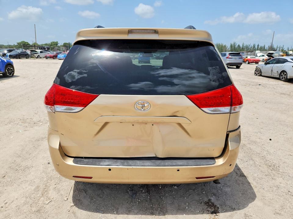 2014 Toyota Sienna VIN 5TDYK3DC7ES456102 COPART salvage auction — MINOR DENT/SCRATCHES, Va - Certificate Of Title, sold $5,200 on 2026-07-28 (photo 6)