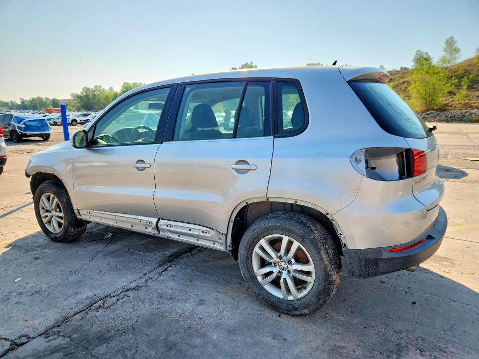 2013 Volkswagen Tiguan VIN WVGBV7AX9DW551136 COPART salvage auction — FRONT END, Co - Public - Salvage Title, sold $1,100 on 2026-07-08 (photo 2)