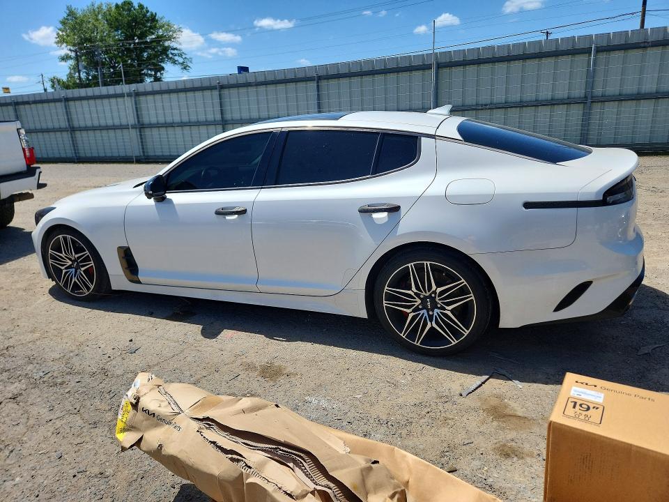 2023 Kia Stinger VIN KNAE55LC7P6134339 COPART salvage auction — FRONT END, La - Cert Of Title-Salvage, sold $13,400 on 2026-08-20 (photo 2)