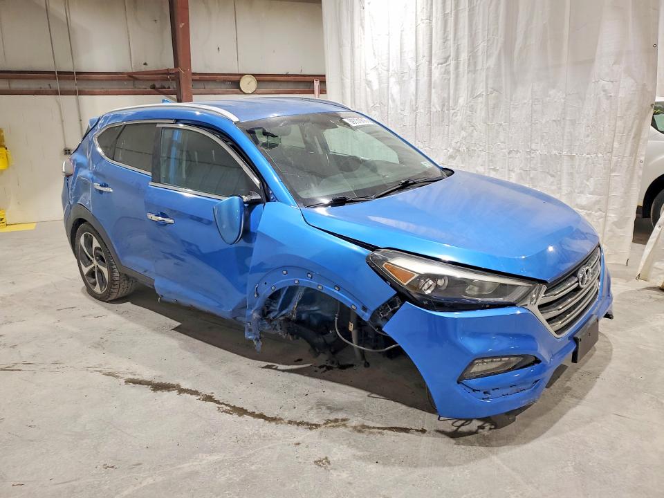 2017 Hyundai Tucson VIN KM8J3CA25HU436257 COPART salvage auction — FRONT END, Ny - Mv-907A Salvage Certificate, sold $1,600 on 2026-07-20 (photo 4)
