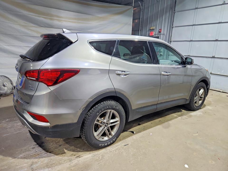 2017 Hyundai Santa fe VIN 5XYZTDLB6HG443620 COPART salvage auction — FRONT END, Nh - Certificate Of Title, sold $2,550 on 2026-07-09 (photo 3)