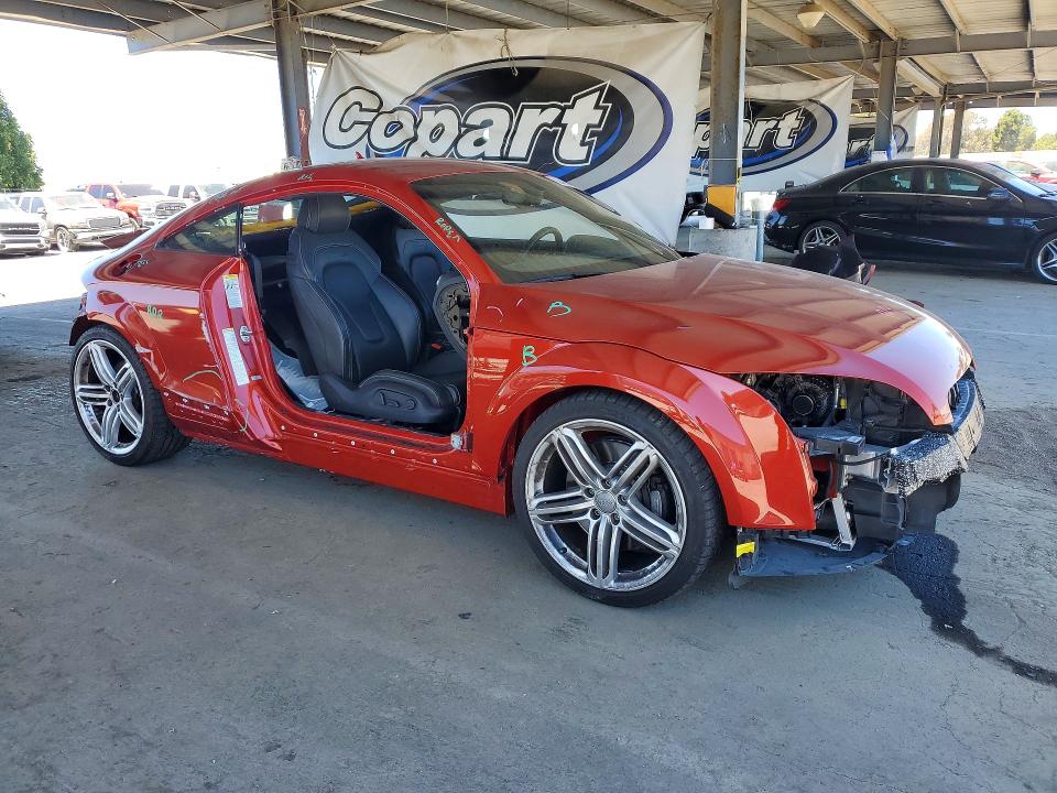 2011 Audi Tts VIN TRUB1AFK3B1022596 COPART salvage auction — FRONT END, Ca - Salvage Certificate, sold $1,150 on 2026-07-30 (photo 4)