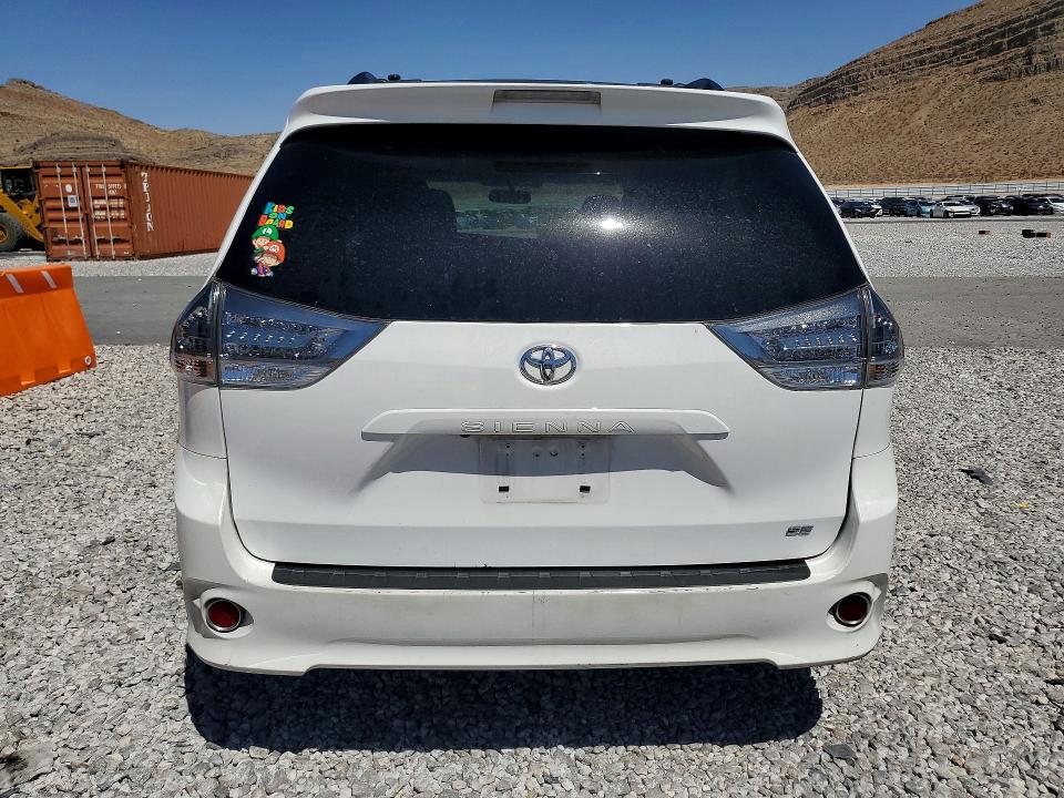2016 Toyota Sienna VIN 5TDXK3DC3GS750076 COPART salvage auction — MECHANICAL, CA - CERTIFICATE OF TITLE, sold $3,700 on 2026-07-20 (photo 6)