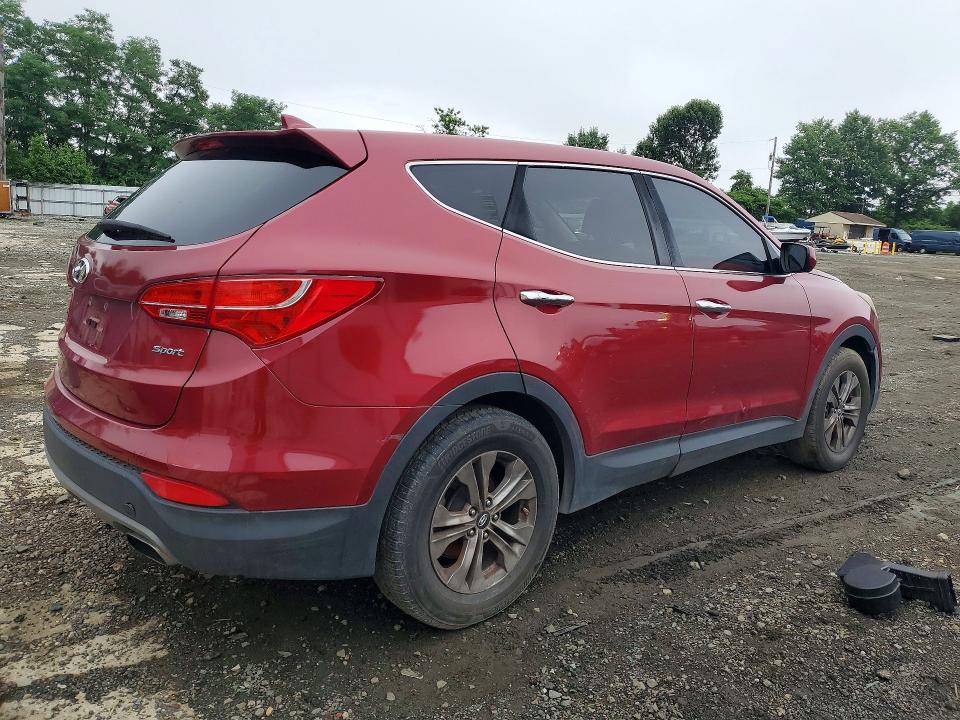 2015 Hyundai Santa fe VIN 5XYZT3LB7FG252473 COPART salvage auction — NORMAL WEAR, PA - CERTIFICATE OF SALVAGE, sold $1,450 on 2026-07-13 (photo 3)
