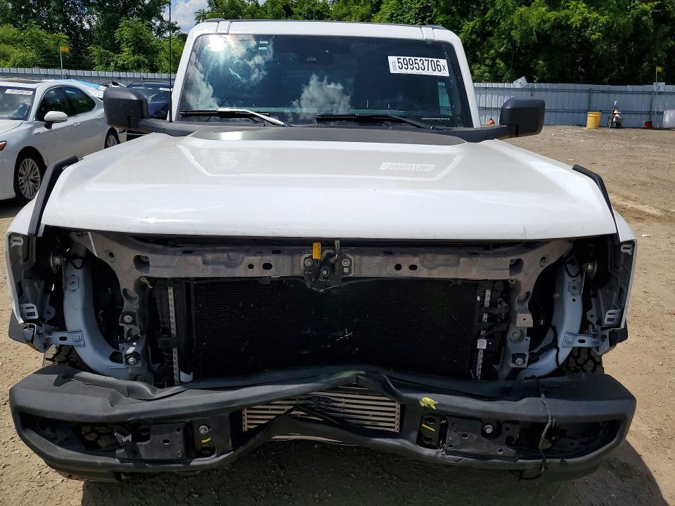 2025 Ford Bronco VIN 1FMDE7BH4SLA59662 COPART salvage auction — FRONT END, ON - PERMIT SALVAGE, sold $4,450 on 2026-07-23 (photo 5)