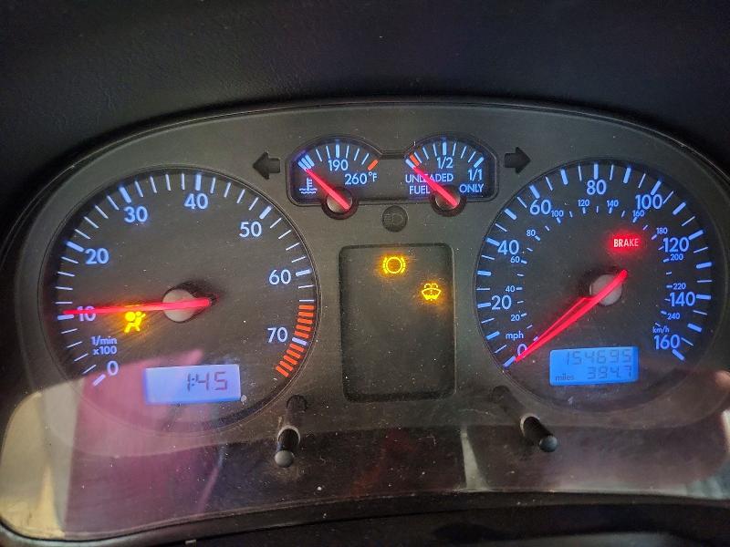 2001 Volkswagen Golf VIN 9BWGT61J714061779 COPART salvage auction — FRONT END, AZ - CERT OF TITLE - SALVAGE, sold $250 on 2026-07-22 (photo 9)
