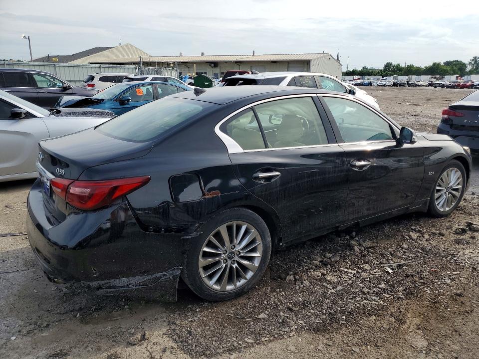 2019 Infiniti Q50 VIN JN1EV7AR9KM550180 COPART salvage auction — SIDE, In - Certificate Of Title, sold $1,050 on 2026-07-20 (photo 3)