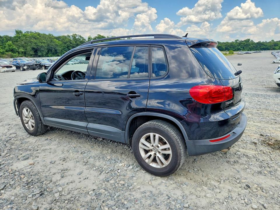 2016 Volkswagen Tiguan VIN WVGAV7AX6GW599113 COPART salvage auction — FRONT END, Ga - Cert Of Title-Salvage, sold $750 on 2026-08-06 (photo 2)