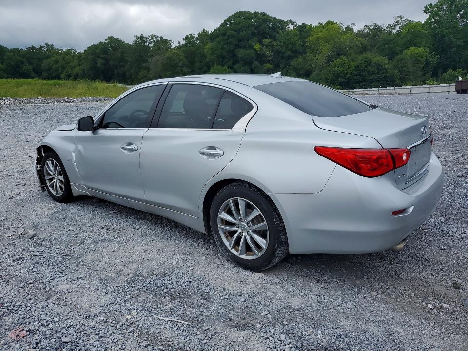 2017 Infiniti Q50 VIN JN1CV7AR7HM682824 COPART salvage auction — FRONT END, Ga - Cert Of Title-Salvage, sold $1,300 on 2026-07-16 (photo 2)