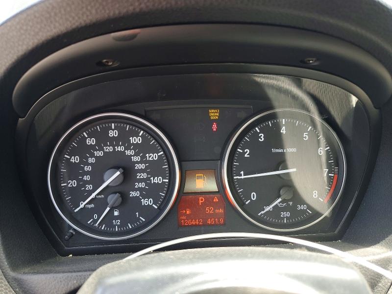 2013 BMW 3er VIN WBADX7C59DE746224 COPART salvage auction — FRONT END, Fl - Cert Of Title Slvg Rebuildable, sold $3,050 on 2026-07-31 (photo 9)