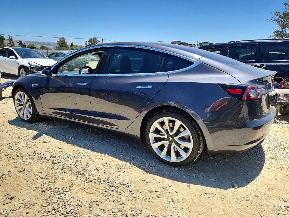 2018 Tesla Model 3 VIN 5YJ3E1EB4JF145382 COPART salvage auction — FRONT END, Ca - Salvage Certificate, sold $3,700 on 2026-07-14 (photo 2)