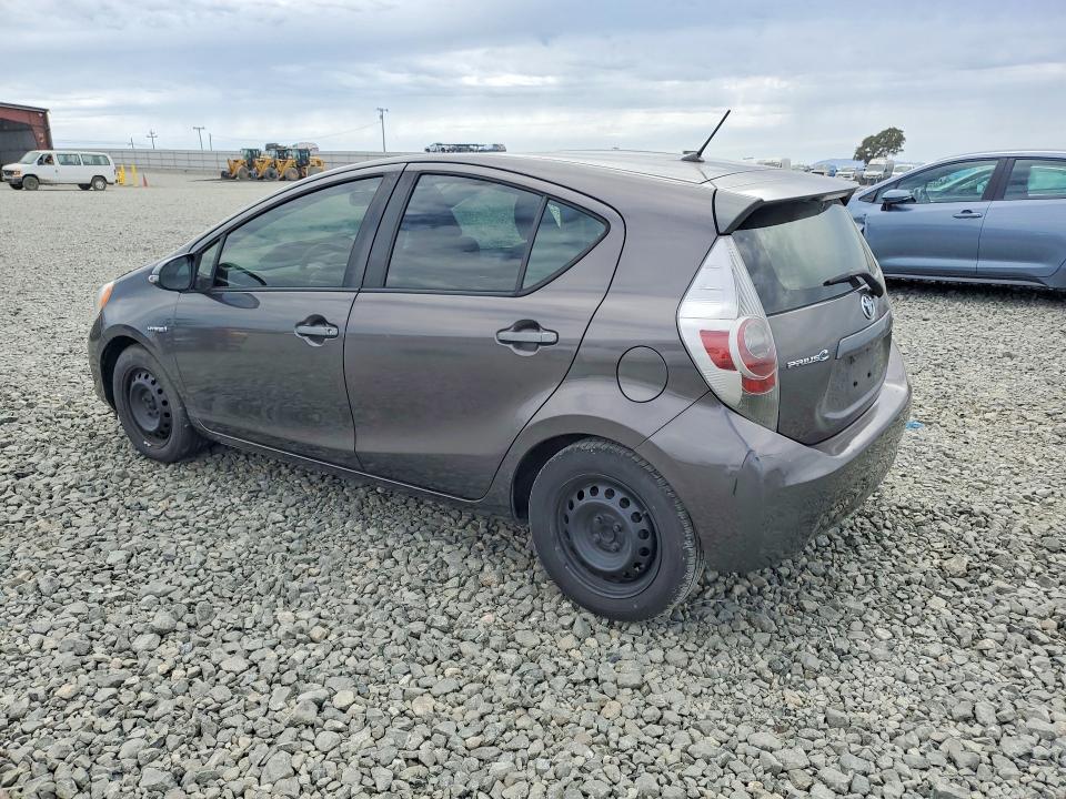 2013 Toyota Prius VIN JTDKDTB32D1550855 COPART salvage auction — FRONT END, Salvage Title, sold $125 on 2026-07-23 (photo 2)