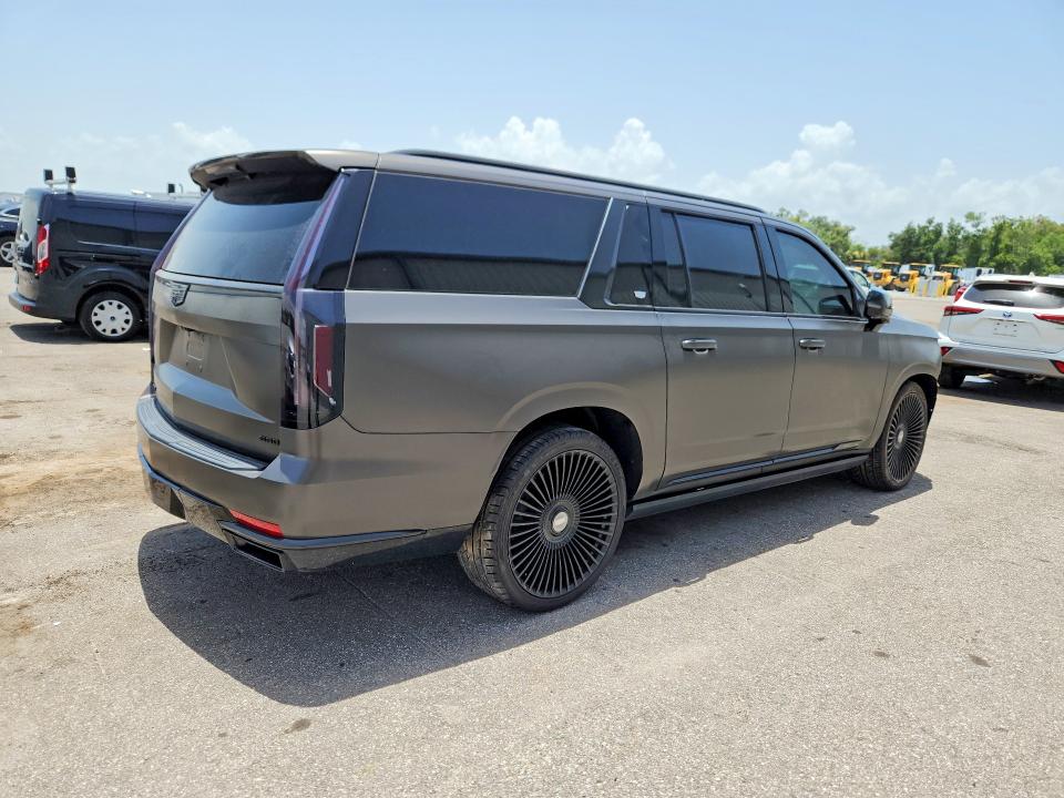 2021 Cadillac Escalade VIN 1GYS3MKL0MR332952 COPART salvage auction — FRONT END, Fl - Cert Of Title Slvg Rebuildable, sold $25,250 on 2026-08-10 (photo 3)