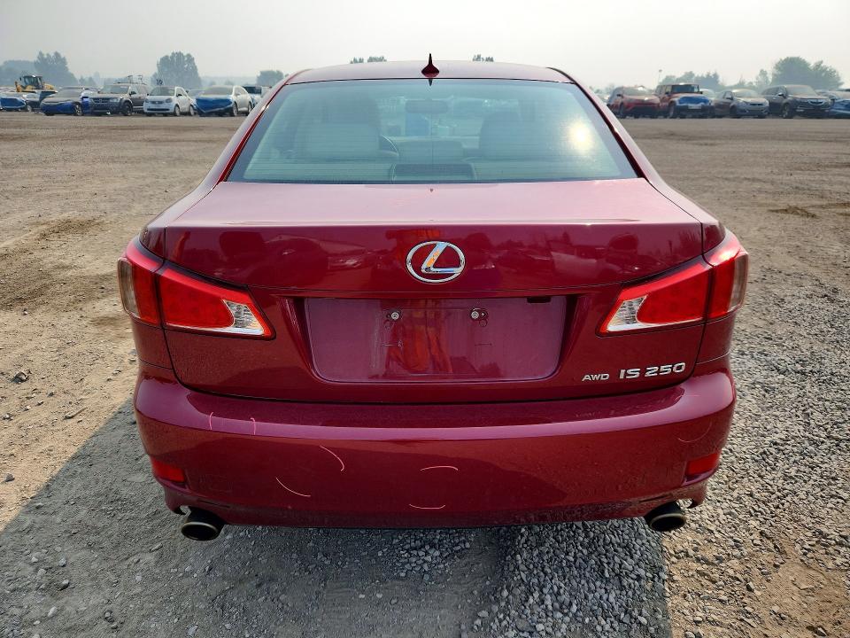 2011 Lexus Is 250 VIN JTHCF5C27B5049027 COPART salvage auction — SIDE, ON - PERMIT NO BRAND - UNFIT, sold $200 on 2026-07-28 (photo 6)