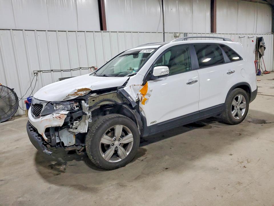 2013 Kia Sorento VIN 5XYKUDA2XDG412852 COPART salvage auction — FRONT END, Pa - Certificate Of Salvage, sold $425 on 2026-07-29 (photo 1)