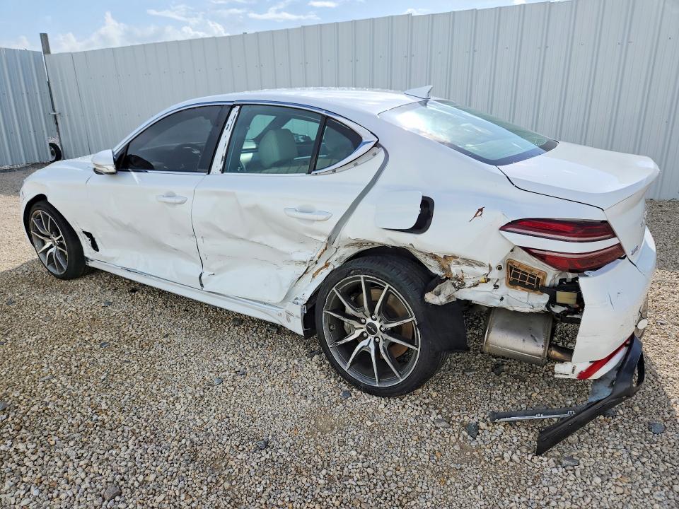 2025 Genesis G70 VIN KMTG34SC3SU153893 COPART salvage auction — SIDE, Fl - Certificate Of Destruction, sold $7,000 on 2026-08-18 (photo 2)