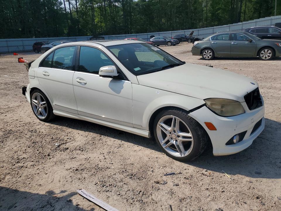 2008 Mercedes-benz C class VIN WDDGF54X48R030407 COPART salvage auction — FRONT END, NC - SALVAGE CERTIFICATE OF TITLE (P), sold $275 on 2026-08-21 (photo 4)