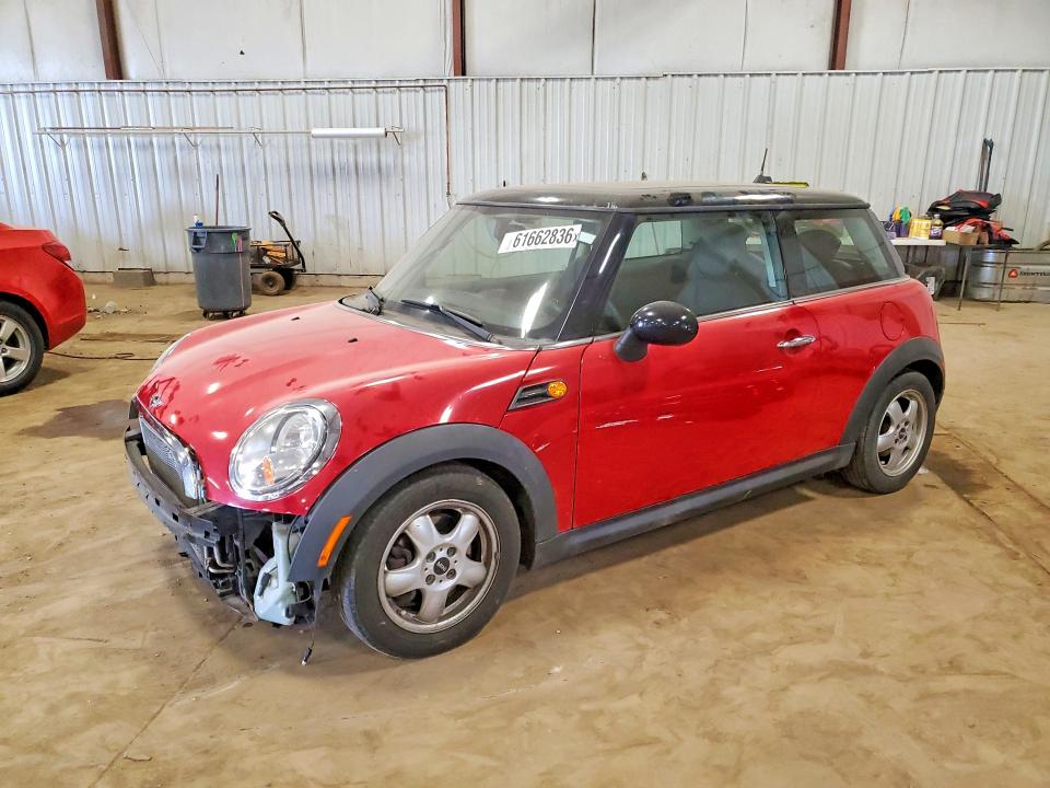 2011 Mini Cooper VIN WMWSU3C58BT098537 COPART salvage auction — FRONT END, Mi - Certificate Of Title, sold $1,000 on 2026-08-08 (photo 1)