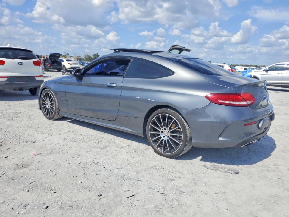 2017 Mercedes-benz C-klasse VIN WDDWJ4JB0HF356445 COPART salvage auction — ROOF, Fl - Certificate Of Title (P), sold $425 on 2026-07-28 (photo 2)
