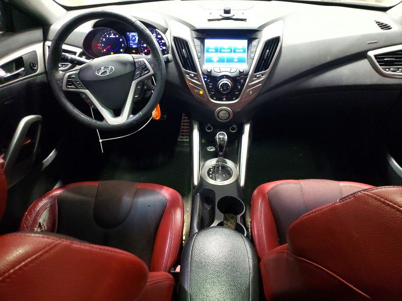 2012 Hyundai Veloster VIN KMHTC6AD6CU072063 COPART salvage auction — WATER/FLOOD, Ct - Cert Of Title-Flood Salvage, sold $475 on 2026-07-24 (photo 8)