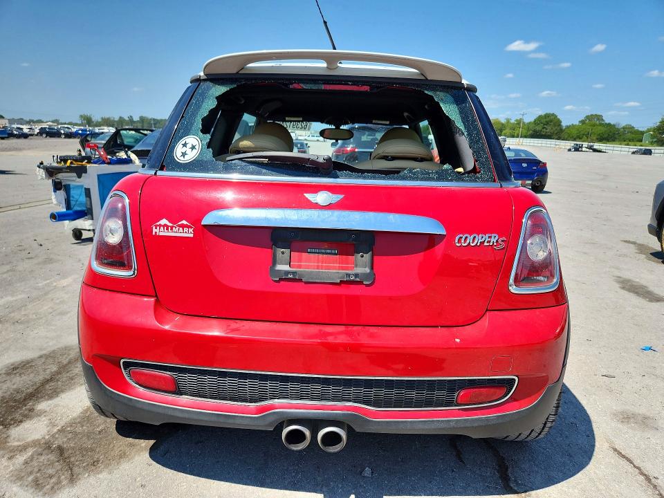 2007 Mini Cooper VIN WMWMF73587TT84258 COPART salvage auction — REAR END, Tn - Salvage Certificate, sold $1,550 on 2026-08-10 (photo 6)
