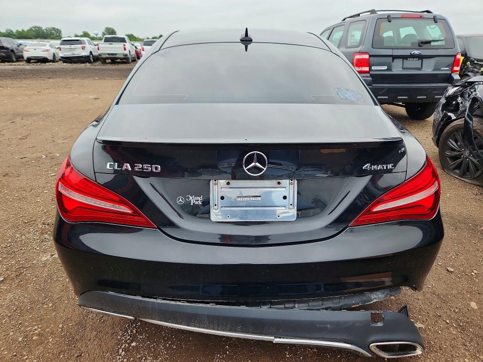 2018 Mercedes-benz VIN WDDSJ4GB2JN520425 COPART salvage auction — REAR END, Il - Certificate Of Title (P), sold $4,800 on 2026-08-05 (photo 6)