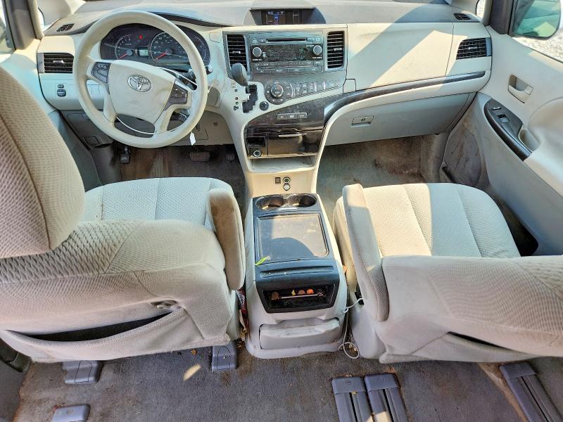 2014 Toyota Sienna VIN 5TDKK3DC2ES479678 COPART salvage auction — FRONT END, Oh - Cert Of Title-Salvage, sold $1,300 on 2026-07-31 (photo 8)